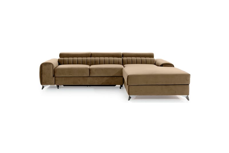 Seksjonssofa Eltap Grayson 278x205x92 cm - Nube 20, Beige, Høyre - Møbler - Sofaer - Sovesofaer - Sovesofa divan