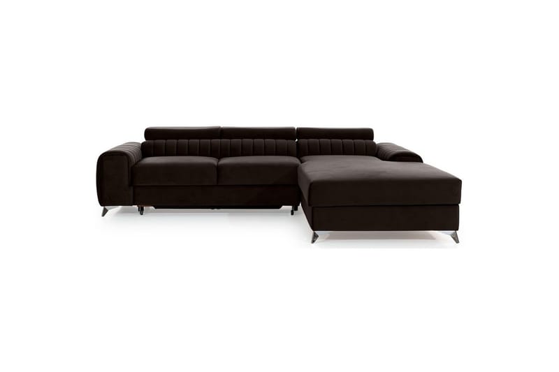 Seksjonssofa Eltap Grayson 278x205x92 cm - Nube 22, Brun, Høyre - Møbler - Sofaer - Sovesofaer - Sovesofa divan