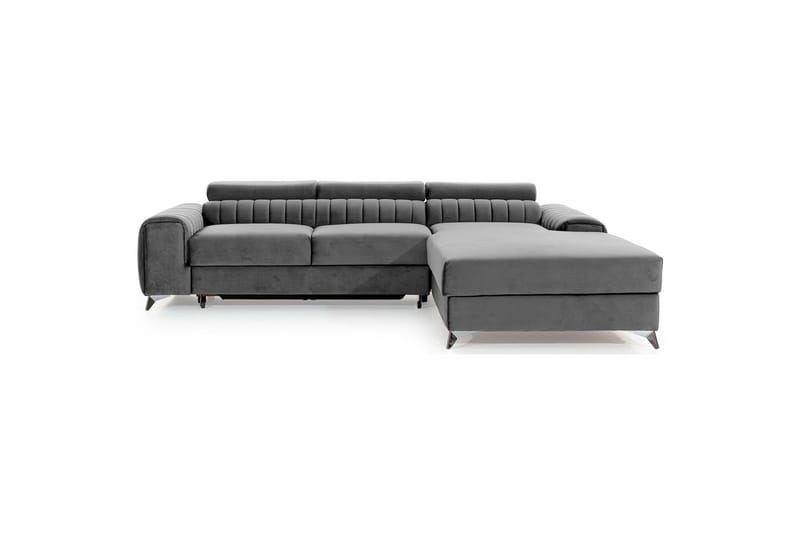 Seksjonssofa Eltap Grayson 278x205x92 cm - Nube 3, Lys Grå, Høyre - Møbler - Sofaer - Sovesofaer - Sovesofa divan