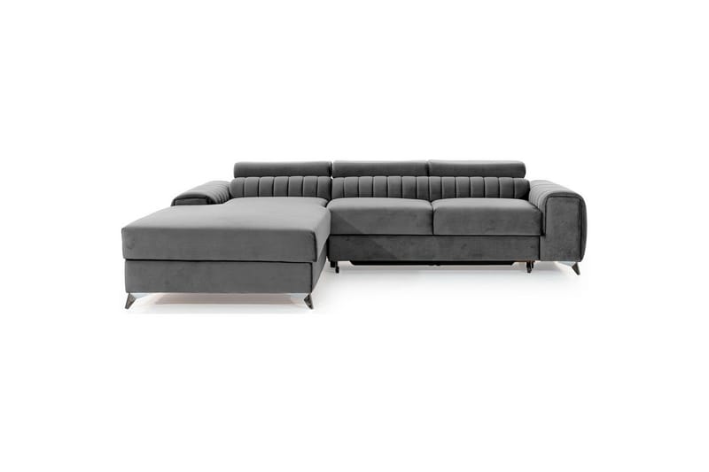 Seksjonssofa Eltap Grayson 278x205x92 cm - Nube 3, Lys Grå, Venstre - Møbler - Sofaer - Sovesofaer - Sovesofa divan
