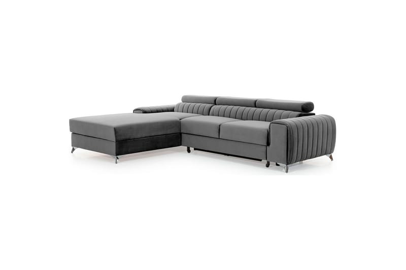 Seksjonssofa Eltap Grayson 278x205x92 cm - Nube 3, Lys Grå, Venstre - Møbler - Sofaer - Sovesofaer - Sovesofa divan