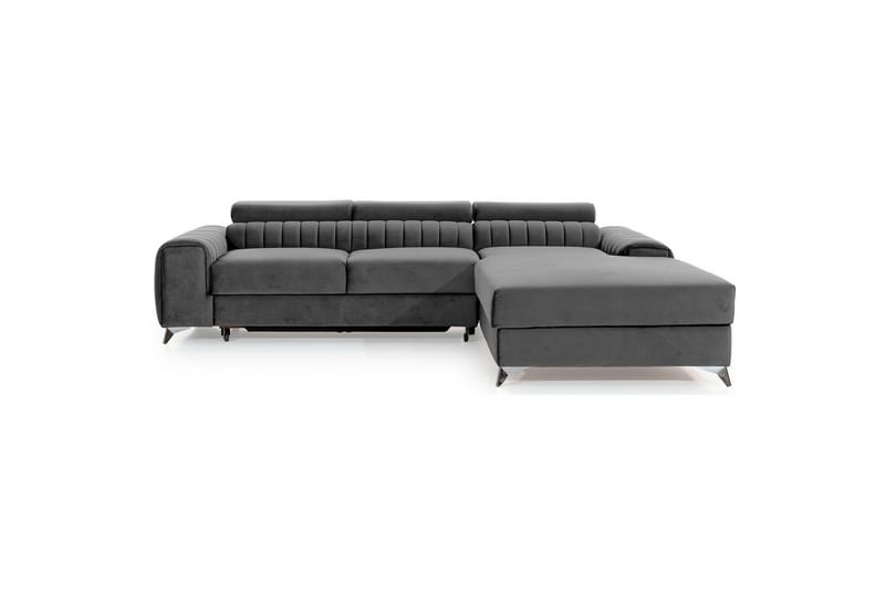 Seksjonssofa Eltap Grayson 278x205x92 cm - Nube 4, Lys Grå, Høyre - Møbler - Sofaer - Sovesofaer - Sovesofa divan