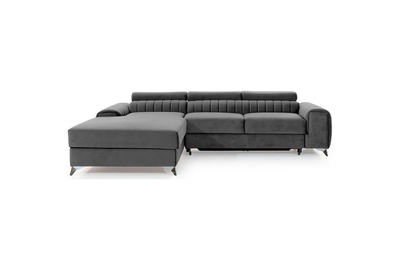 Seksjonssofa Eltap Grayson 278x205x92 cm - Nube 4, Lys Grå, Venstre - Møbler - Sofaer - Sovesofaer - Sovesofa divan