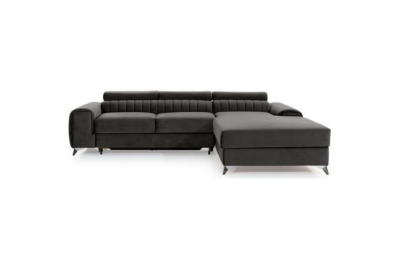 Seksjonssofa Eltap Grayson 278x205x92 cm - Nube 5, Grå, Høyre - Møbler - Sofaer - Sovesofaer - Sovesofa divan