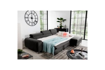 Seksjonssofa Eltap Grayson 278x205x92 cm - Nube 5, Grå, Høyre - Møbler - Sofaer - Sovesofaer - Sovesofa divan
