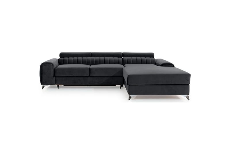 Seksjonssofa Eltap Grayson 278x205x92 cm - Nube 6, Mørk Grå, Høyre - Møbler - Sofaer - Sovesofaer - Sovesofa divan
