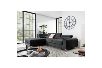 Seksjonssofa Eltap Grayson 278x205x92 cm - Nube 6, Mørk Grå, Venstre - Møbler - Sofaer - Sovesofaer - Sovesofa divan