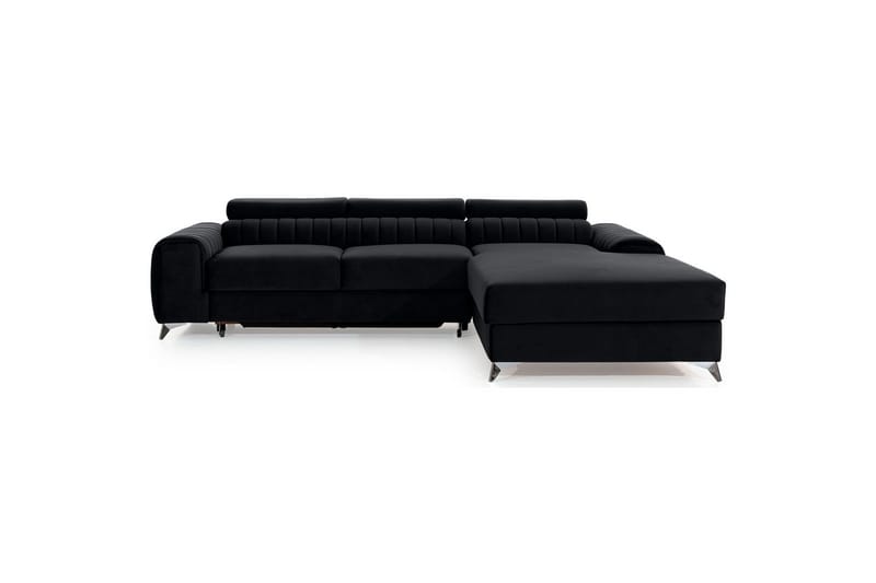 Seksjonssofa Eltap Grayson 278x205x92 cm - Riviera 97, Grå, Høyre - Møbler - Sofaer - Sovesofaer - Sovesofa divan