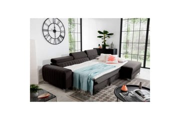 Seksjonssofa Eltap Grayson 278x205x92 cm - Riviera 97, Grå, Høyre - Møbler - Sofaer - Sovesofaer - Sovesofa divan