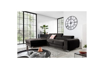 Seksjonssofa Eltap Grayson 278x205x92 cm - Riviera 97, Grå, Venstre - Møbler - Sofaer - Sovesofaer - Sovesofa divan