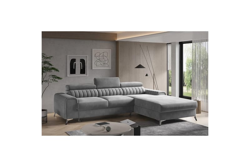 Seksjonssofa Eltap Grayson 278x205x92 cm - Sola 4, Høyre - Møbler - Sofaer - Sovesofaer - Sovesofa divan