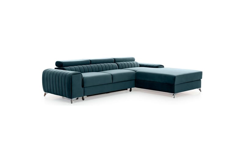Seksjonssofa Eltap Grayson 278x205x92 cm - Velvetmat 100, Høyre - Møbler - Sofaer - Sovesofaer - Sovesofa divan