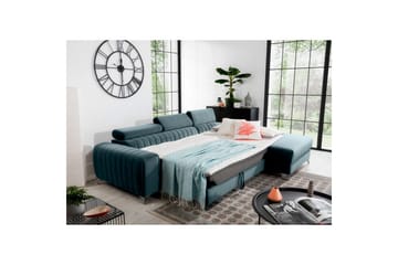 Seksjonssofa Eltap Grayson 278x205x92 cm - Velvetmat 100, Høyre - Møbler - Sofaer - Sovesofaer - Sovesofa divan