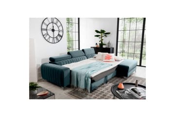 Seksjonssofa Eltap Grayson 278x205x92 cm - Velvetmat 100, Høyre - Møbler - Sofaer - Sovesofaer - Sovesofa divan