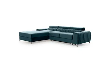 Seksjonssofa Eltap Grayson 278x205x92 cm - Velvetmat 100, Venstre - Møbler - Sofaer - Sovesofaer - Sovesofa divan