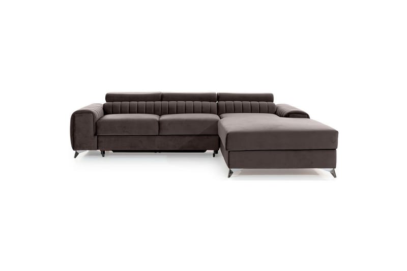 Seksjonssofa Eltap Grayson 278x205x92 cm - Velvetmat 22, Høyre - Møbler - Sofaer - Sovesofaer - Sovesofa divan