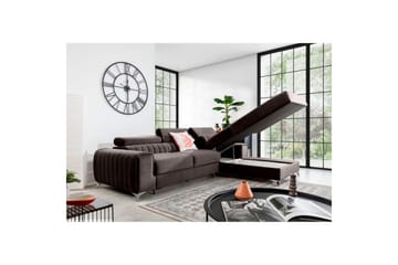 Seksjonssofa Eltap Grayson 278x205x92 cm - Velvetmat 22, Høyre - Møbler - Sofaer - Sovesofaer - Sovesofa divan