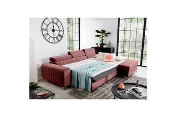 Seksjonssofa Eltap Grayson 278x205x92 cm - Velvetmat 24, Høyre - Møbler - Sofaer - Sovesofaer - Sovesofa divan