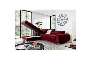 Seksjonssofa Eltap Grayson 278x205x92 cm - Velvetmat 25, Venstre - Møbler - Sofaer - Sovesofaer - Sovesofa divan