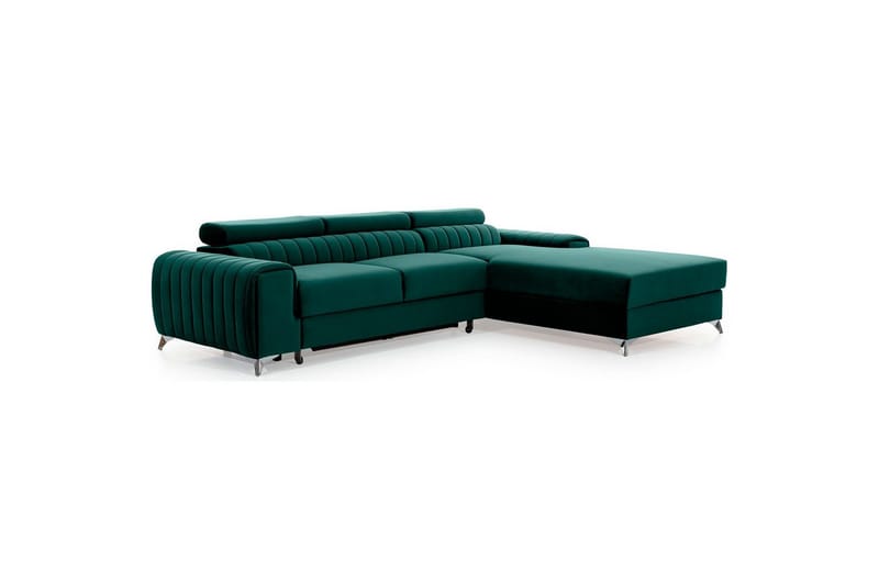 Seksjonssofa Eltap Grayson 278x205x92 cm - Velvetmat 38, Høyre - Møbler - Sofaer - Sovesofaer - Sovesofa divan