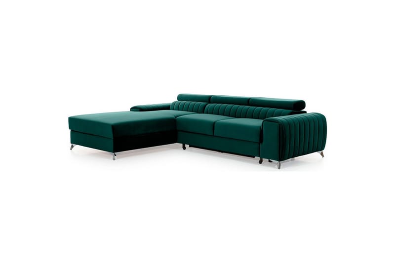 Seksjonssofa Eltap Grayson 278x205x92 cm - Velvetmat 38, Venstre - Møbler - Sofaer - Sovesofaer - Sovesofa divan