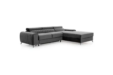 Seksjonssofa Eltap Grayson 278x205x92 cm - Velvetmat 4, Høyre - Møbler - Sofaer - Sovesofaer - Sovesofa divan