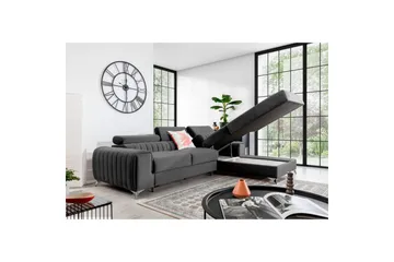Seksjonssofa Eltap Grayson 278x205x92 cm - Velvetmat 4, Høyre - Møbler - Sofaer - Sovesofaer - Sovesofa divan