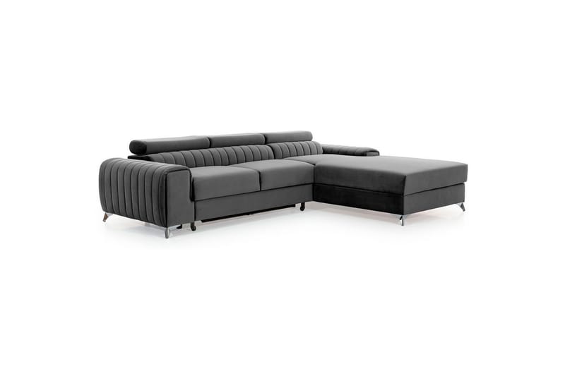 Seksjonssofa Eltap Grayson 278x205x92 cm - Velvetmat 4, Høyre - Møbler - Sofaer - Sovesofaer - Sovesofa divan