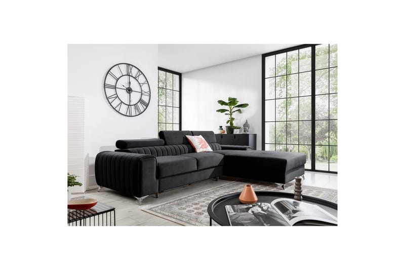 Seksjonssofa Eltap Grayson 278x205x92 cm - Velvetmat 6, Høyre - Møbler - Sofaer - Sovesofaer - Sovesofa divan