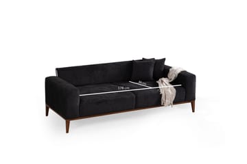Sinor 4-seters Sovesofa - Antrasitt - Møbler - Sofaer - Sovesofaer - 4 seters sovesofa