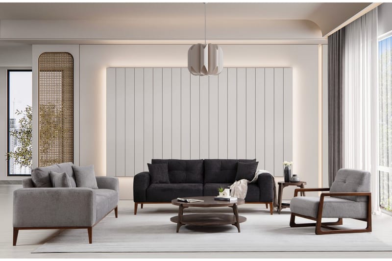 Sinor 4-seters Sovesofa - Antrasitt - Møbler - Sofaer - Sovesofaer - 4 seters sovesofa