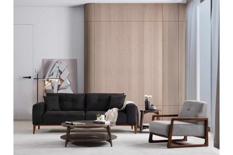 Sinor 4-seters Sovesofa - Antrasitt - Møbler - Sofaer - Sovesofaer - 4 seters sovesofa