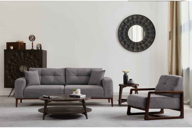 Sinor 4-seters Sovesofa - Lysegrå - Møbler - Sofaer - Sovesofaer - 4 seters sovesofa