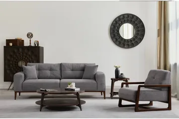 Sinor 4-seters Sovesofa - Lysegrå - Møbler - Sofaer - Sovesofaer - 4 seters sovesofa