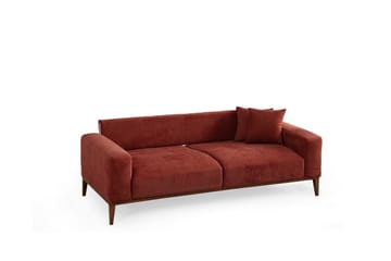 Sinor 4-seters Sovesofa - Rød - Møbler - Sofaer - Sovesofaer - 4 seters sovesofa
