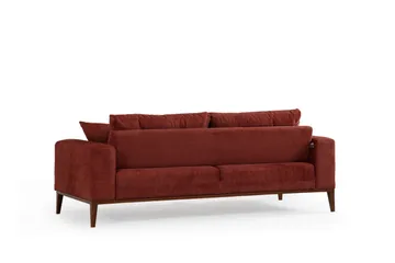 Sinor 4-seters Sovesofa - Rød - Møbler - Sofaer - Sovesofaer - 4 seters sovesofa