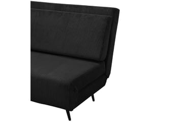 Sjeselong Mallory Antrasitt, Cordfløyel/Metall/Tre - Antrasitt, Cordfløyel/Metall/Tre - Møbler - Sofaer - Sovesofaer - 2 seters sovesofa