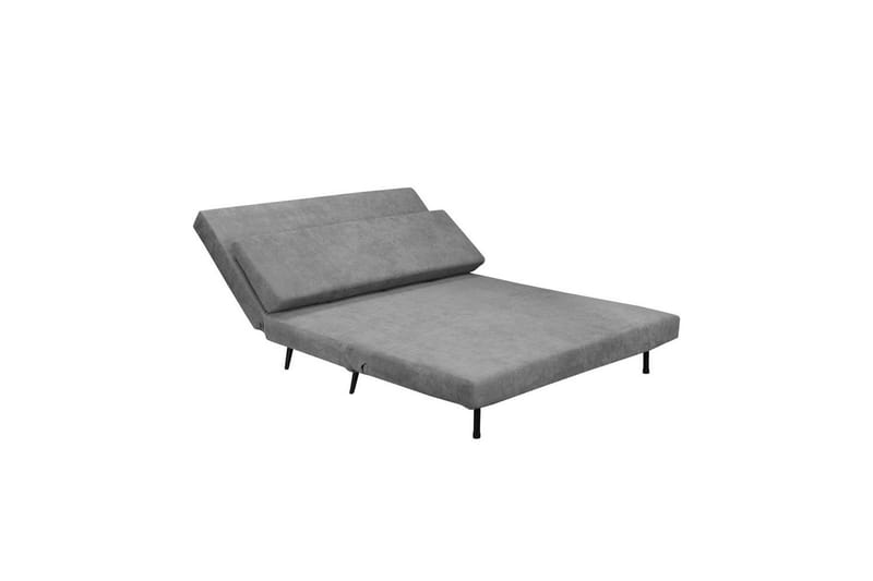 Sjeselong Mallory Antrasitt, Lin stoff/metall/tre - Antrasitt, Lin stoff/metall/tre - Møbler - Sofaer - Sovesofaer - 2 seters sovesofa