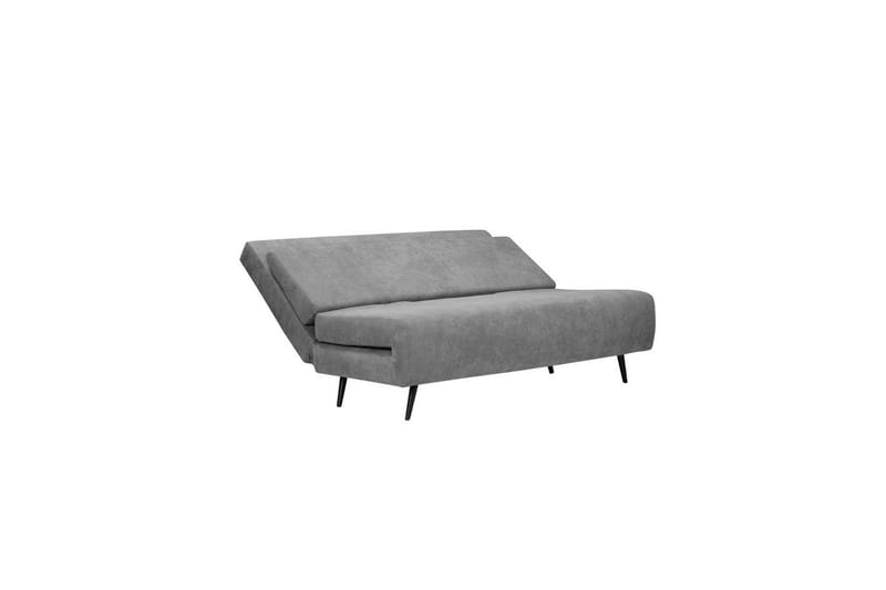 Sjeselong Mallory Antrasitt, Lin stoff/metall/tre - Antrasitt, Lin stoff/metall/tre - Møbler - Sofaer - Sovesofaer - 2 seters sovesofa