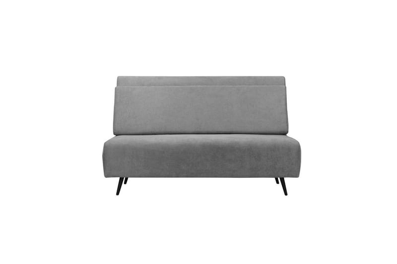 Sjeselong Mallory Antrasitt, Lin stoff/metall/tre - Antrasitt, Lin stoff/metall/tre - Møbler - Sofaer - Sovesofaer - 2 seters sovesofa