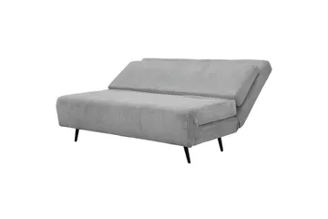 Sjeselong Mallory Grå, Cordfløyel/Metall/Tre - Grå, Cordfløyel/Metall/Tre - Møbler - Sofaer - Sovesofaer - 2 seters sovesofa