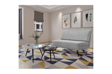 Sjeselong Mallory Grå, Cordfløyel/Metall/Tre - Grå, Cordfløyel/Metall/Tre - Møbler - Sofaer - Sovesofaer - 2 seters sovesofa