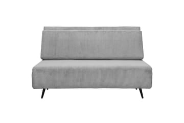 Sjeselong Mallory Grå, Cordfløyel/Metall/Tre - Grå, Cordfløyel/Metall/Tre - Møbler - Sofaer - Sovesofaer - 2 seters sovesofa