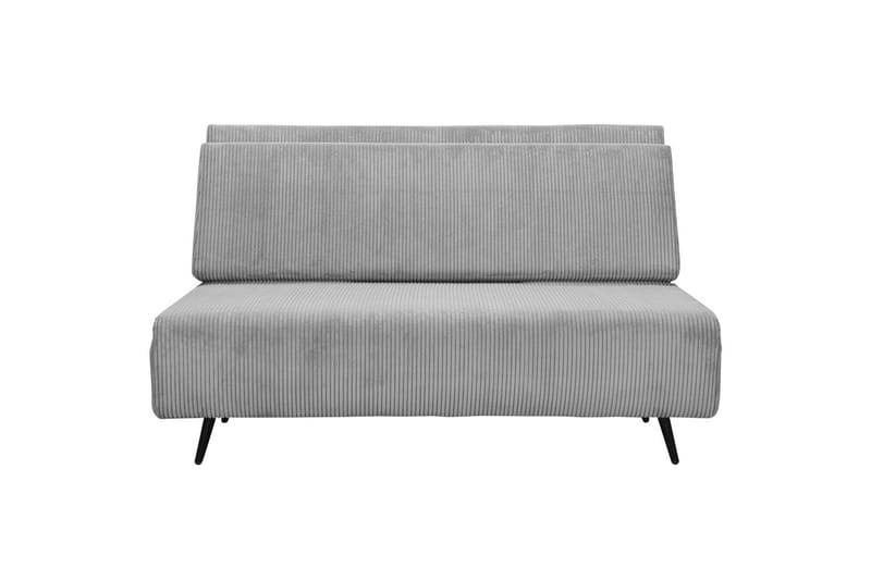 Sjeselong Mallory Grå, Cordfløyel/Metall/Tre - Grå, Cordfløyel/Metall/Tre - Møbler - Sofaer - Sovesofaer - 2 seters sovesofa