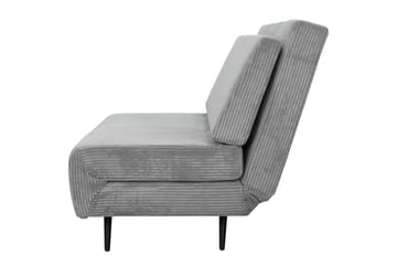 Sjeselong Mallory Grå, Cordfløyel/Metall/Tre - Grå, Cordfløyel/Metall/Tre - Møbler - Sofaer - Sovesofaer - 2 seters sovesofa