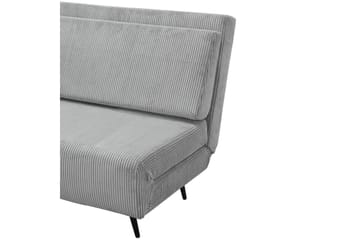 Sjeselong Mallory Grå, Cordfløyel/Metall/Tre - Grå, Cordfløyel/Metall/Tre - Møbler - Sofaer - Sovesofaer - 2 seters sovesofa