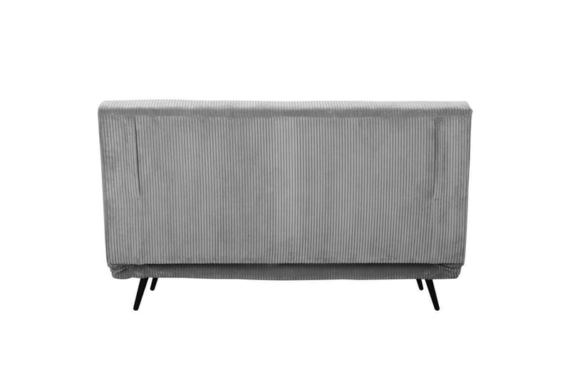 Sjeselong Mallory Grå, Cordfløyel/Metall/Tre - Grå, Cordfløyel/Metall/Tre - Møbler - Sofaer - Sovesofaer - 2 seters sovesofa