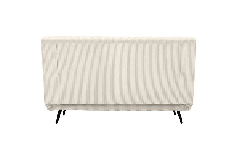 Sjeselong Mallory Krem, Cordfløyel/Metall/Tre - Krem, Cordfløyel/Metall/Tre - Møbler - Sofaer - Sovesofaer - 2 seters sovesofa