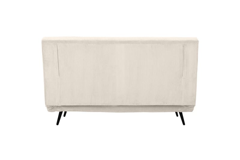 Sjeselong Mallory Krem, Cordfløyel/Metall/Tre - Krem, Cordfløyel/Metall/Tre - Møbler - Sofaer - Sovesofaer - 2 seters sovesofa