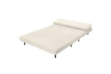 Sjeselong Mallory Krem, Cordfløyel/Metall/Tre - Krem, Cordfløyel/Metall/Tre - Møbler - Sofaer - Sovesofaer - 2 seters sovesofa